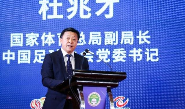 官方：体育总局副局长、足协党委书记杜兆才被查